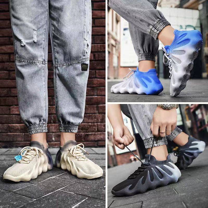 Giày Dừa Nam. Giày Thể Thao Phối Lưới Thoáng Khí Thời Trang Mùa Hè Phong Cách Mới Cho Nam 450