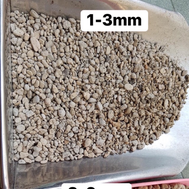 Đá pumice indo ( đá bọt, đá núi lửa) 500g size từ 1mm-3mm và 5-8mm, 1-2cm