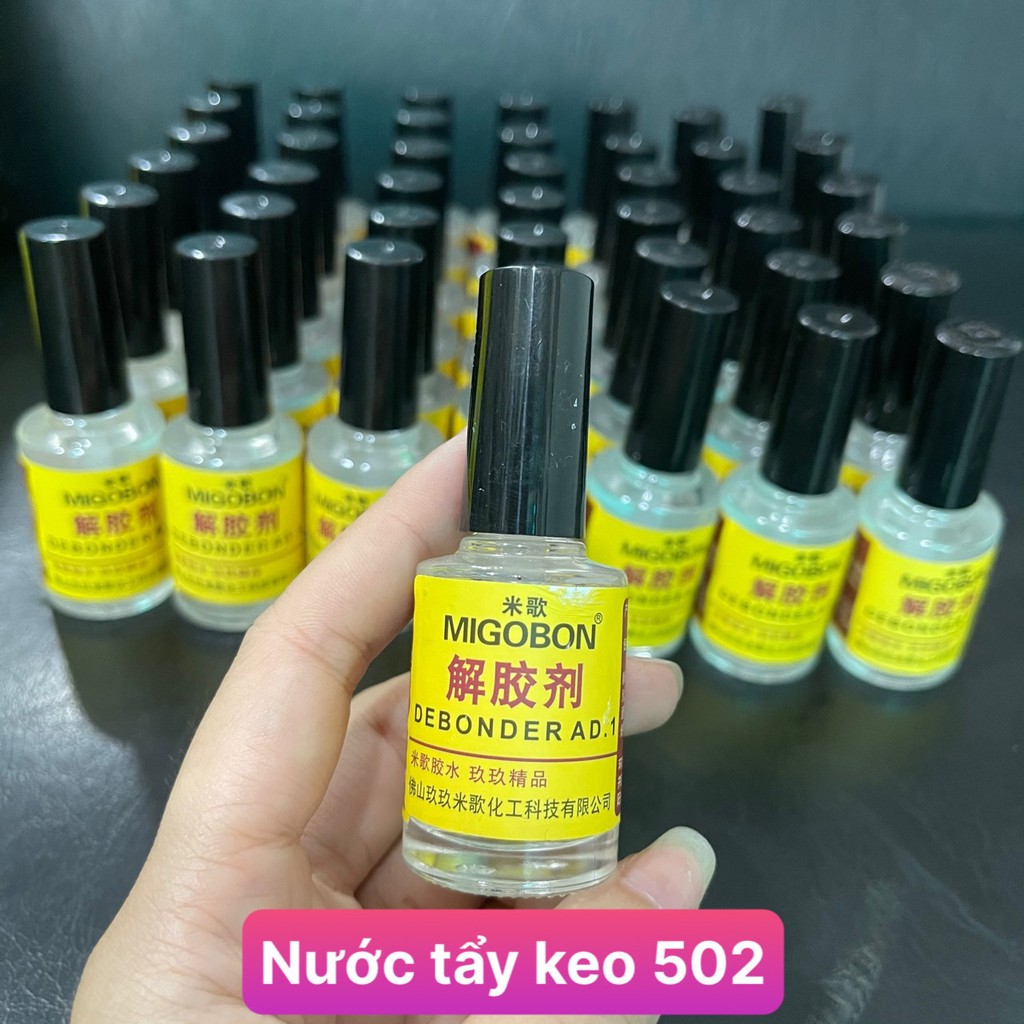 Nước tẩy keo 502, phá keo, tẩy mực bút xóa MIGOBON