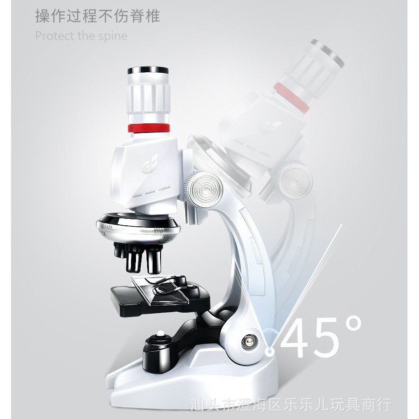 [GIÁ TỐT] Bộ đồ chơi kính hiển vi quang học cho bé Microscope 1200x C2121