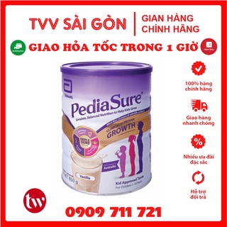 Sữa Pediasure Úc 850gr Nắp tím vị vani