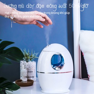 Bình phun sương tạo độ ẩm kết hợp đèn ngủ HUMIDIFIER JS002F