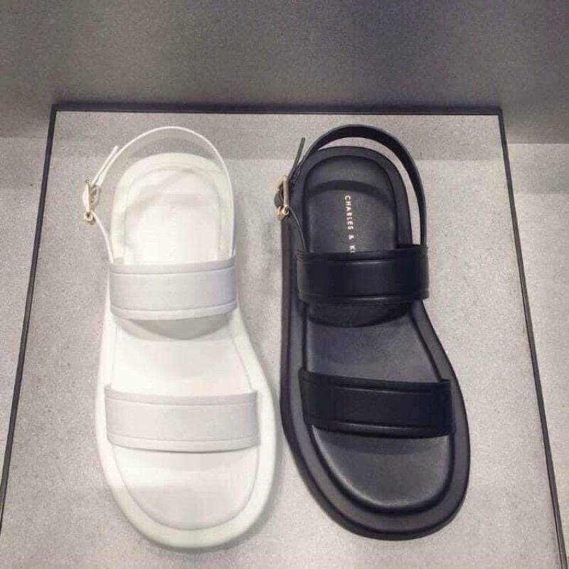 DÉP SANDAL CNK HOT 2 MÀU ĐEN VÀ TRẮNG
