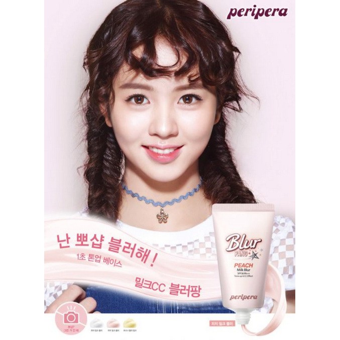 Kem Lót Sáng Mịn Da Tức Thời Peripera Blur Pang Peach Milk Blur