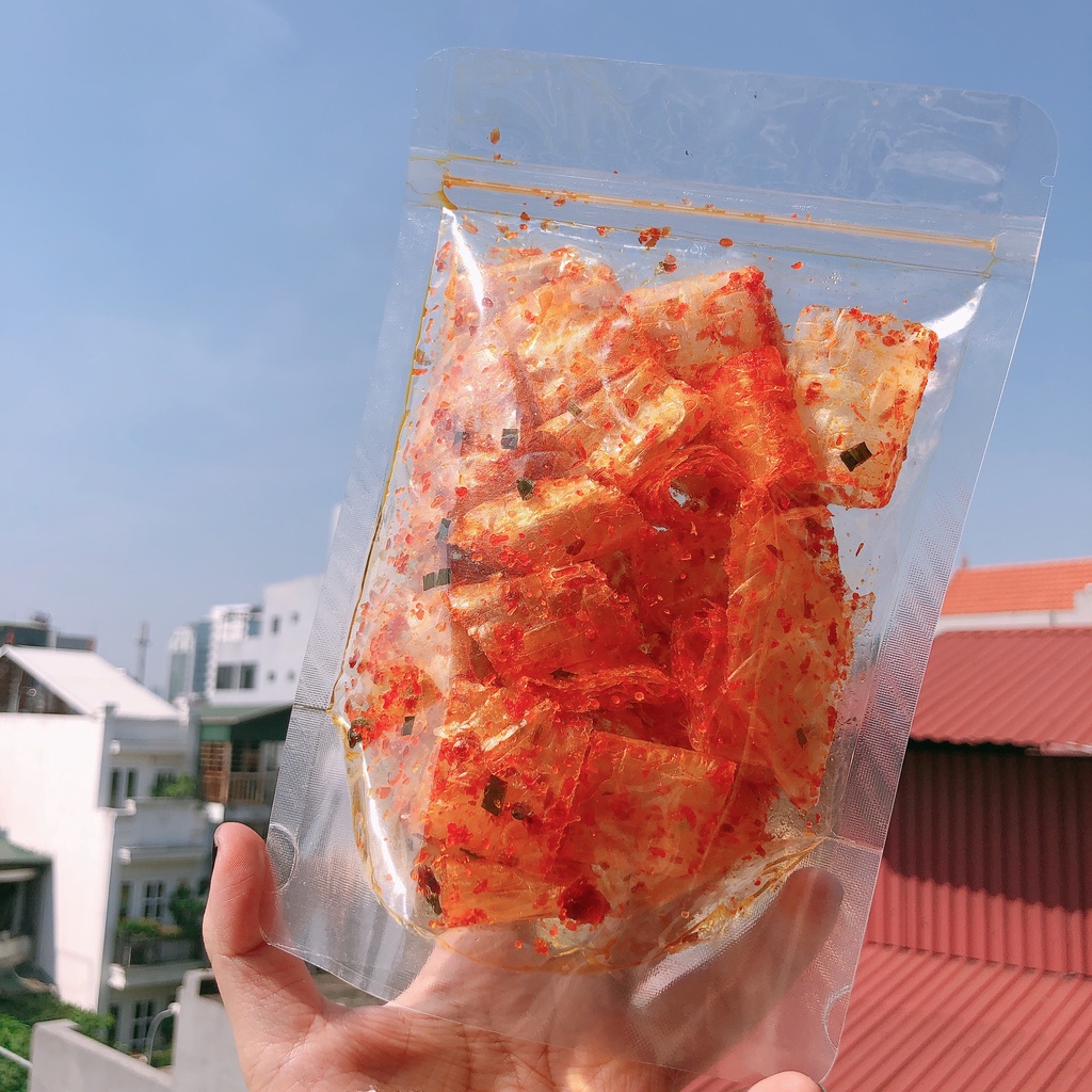 Bánh Tráng Cuộn UNIN Bánh Tráng Trộn Tẩm Ngũ Vị Cực Kì Đậm Thơm Cay - Ăn Vặt BT03