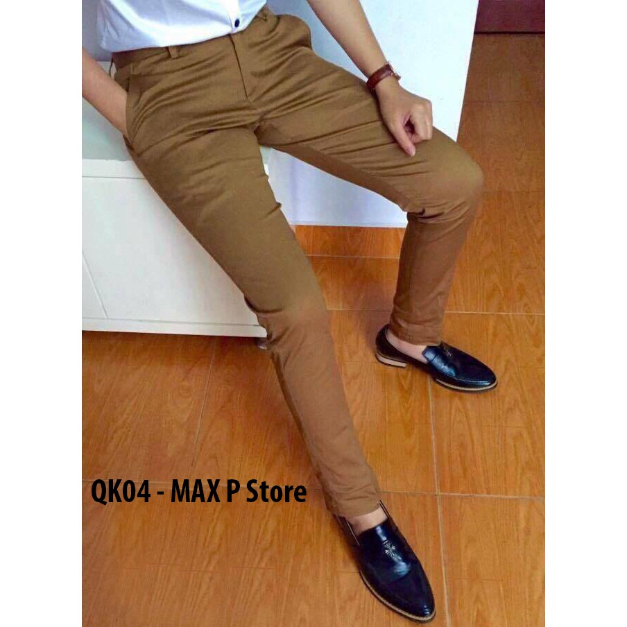 Quần Kaki Hàn Quốc Dáng Chuẩn Đẹp - Nhiều Màu