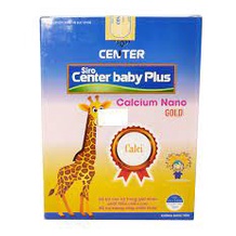 Siro Center Baby Plus Calcium Nano Gold bổ sung Canxi, Vitamin D và các vitamin cần thiết