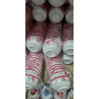 Combo 10 chén cơm nhựa melamine đủ bông