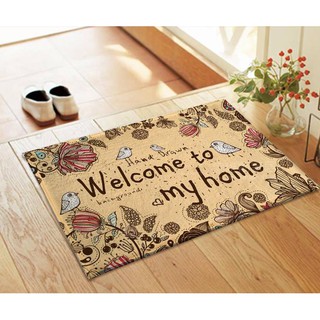 Thảm nhung mịn Welcom