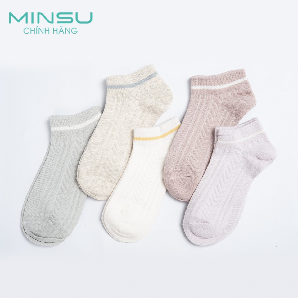 Vớ Nữ Hình Thú MINSU V1306 Chất Liệu Cotton khử mùi thấm hút mồ hôi