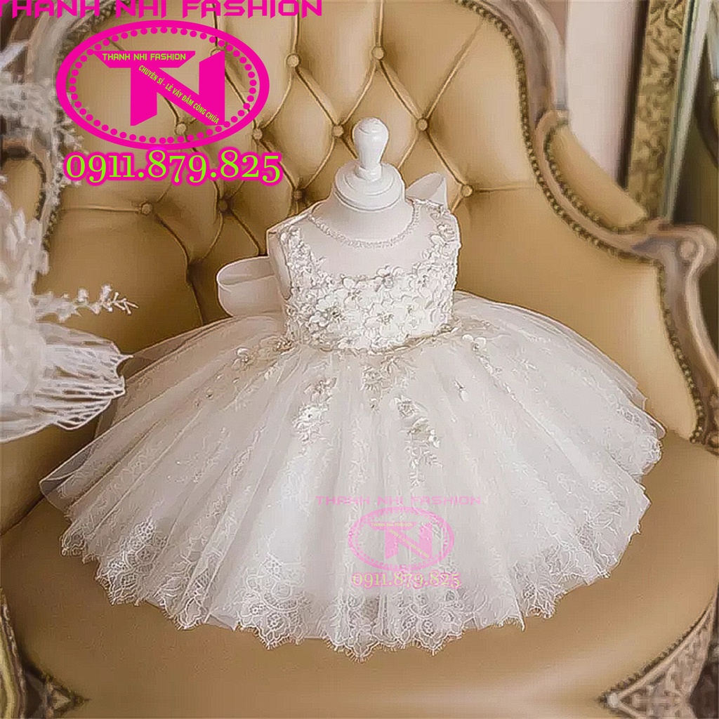 Váy bé gái Trăng tinh khôi cho bé dự tiệc, sinh nhật, đám cưới - Váy Công Chúa TN014 [tặng kèm phụ kiện]