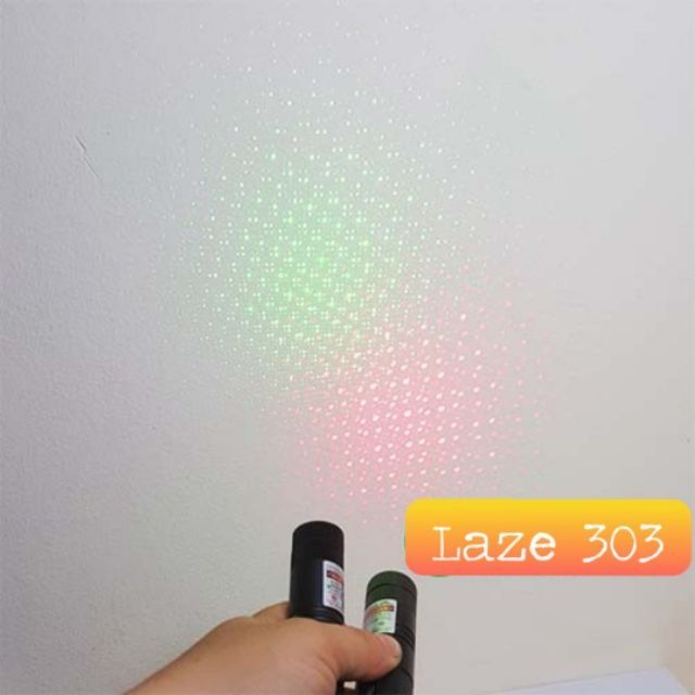 Đèn Pin Laser Sạc 303 Tia Sáng Xanh