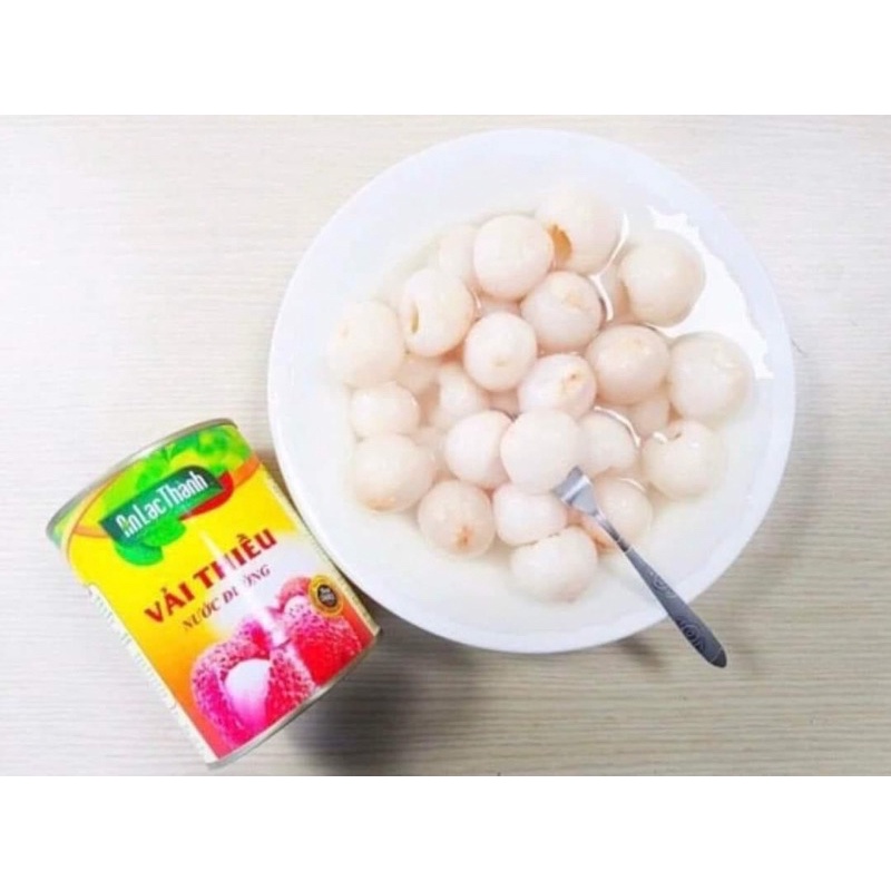 Vải thiều đóng hộp An Lạc Thành 565g