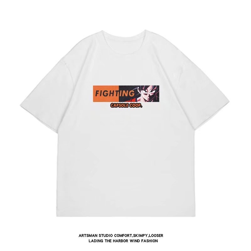 【M-8XL】Áo Thun Tay Lỡ Dáng Rộng In Chữ Thời Trang Mùa Hè Mới Cho Nam