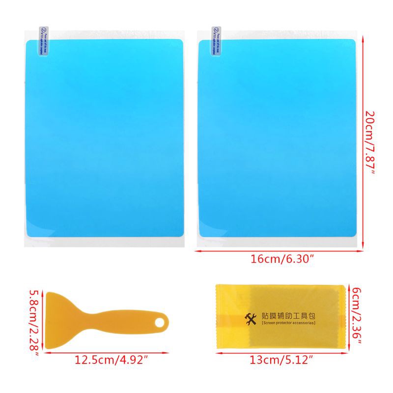2 miếng dán cửa kính xe hơi chống nước và sương mù tiện dụng