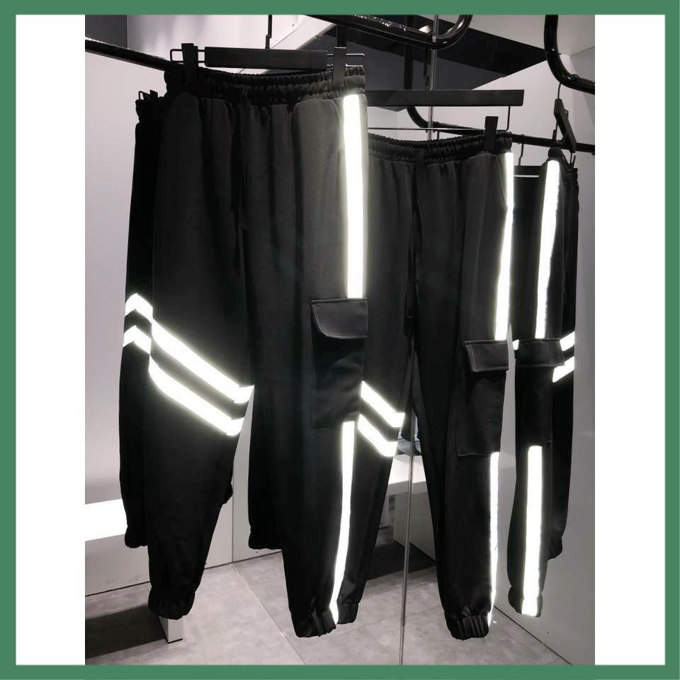 Quần Jogger Nam Nữ Phản Quang Túi Hộp UNISEX - Quần Dài Thể Thao Vải Thun Nhảy Dance - La mode | BigBuy360 - bigbuy360.vn