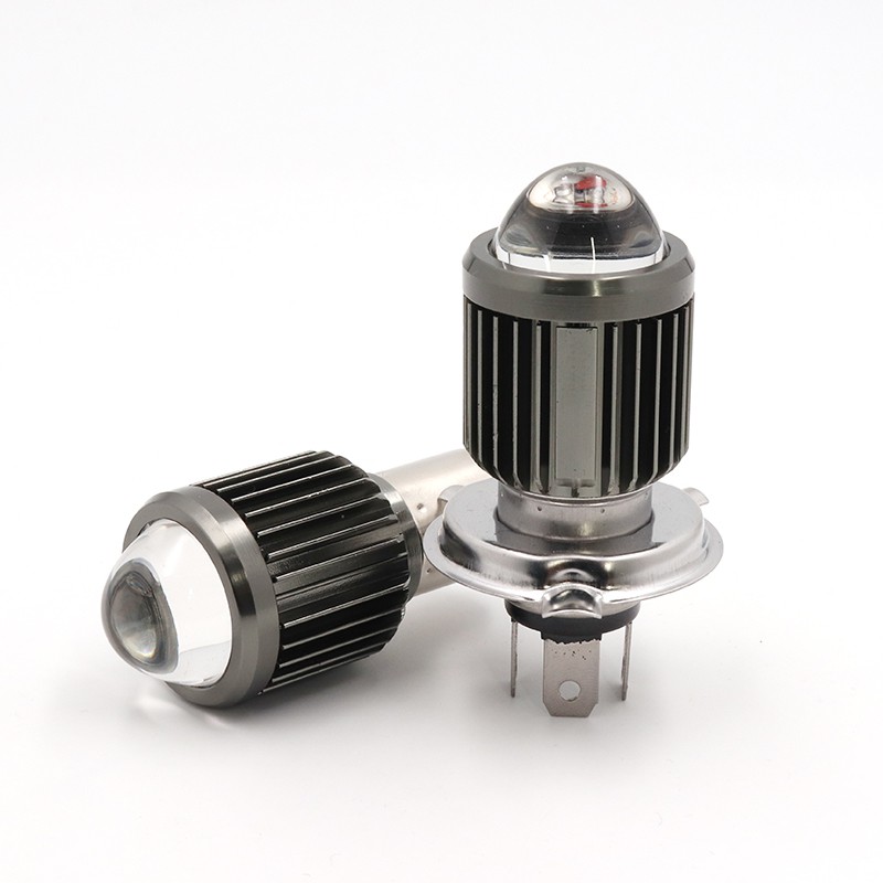 Đèn Pha LED BA20D H4 2000lm Siêu Sáng Màu Trắng Chuyên Dụng Cho Xe Máy Scooter