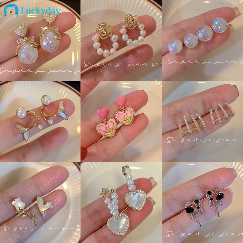 Set Khuyên Tai Thời Trang Xinh Xắn Dành Cho Nữ