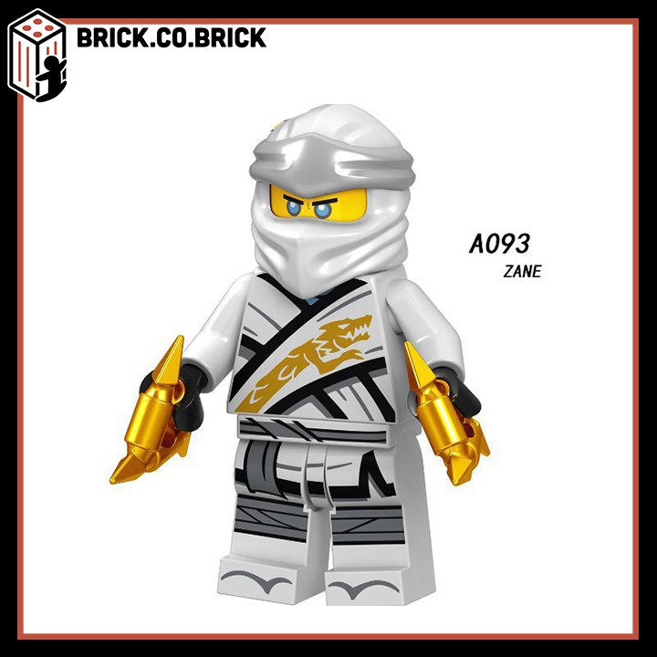 Lego Ninja Phantom Đồ Chơi Lắp Ráp Minifigure Và Non Lego Nhân Vật Hồ Ly Samurai Akita Zane Nya Kai Jay A090-A097