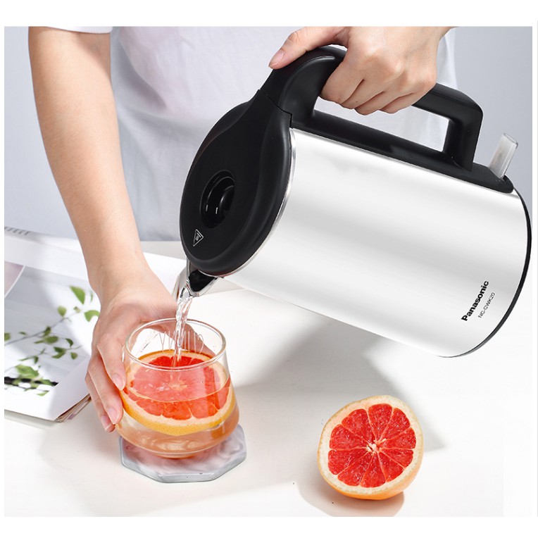 Bình đun siêu tốc 2 lớp cách nhiệt Panasonic NC-CWK20, NC-CWK20 1,5 lít -Hàng Nhập khẩu