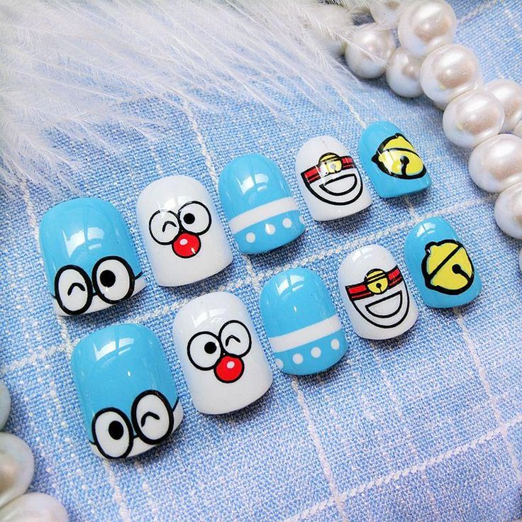 Sticker 3D Doraemon | Hình Dán Móng Tay