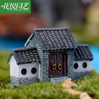 Nhà Trang Cổ Xưa Trang Trí Terrium Tiểu Cảnh Sân Vườn