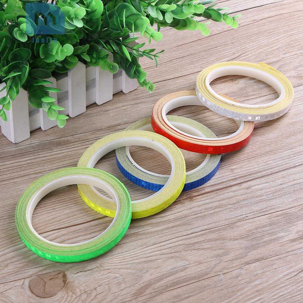 Sticker phản quang chông thấm nước dán trang trí xe đạp dài 800cm