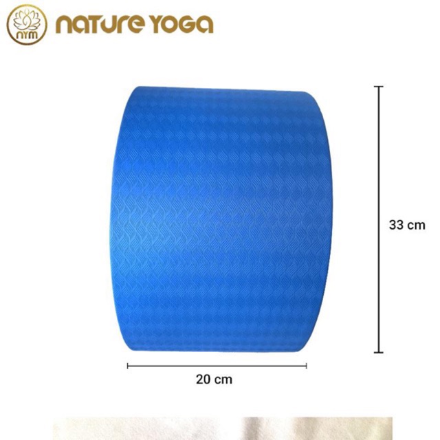 Vòng tập yoga khung vòng chắc chắn đệm TPE 8mm Đường Kính 33cm bản rộng 20cm