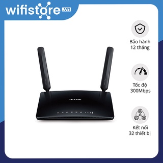 WiFi 4G TP-link TL-MR6400 V4 – 300Mbps, 1Wan/4Lan, cắm điện