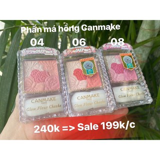 Phấn má hồng Canmake Glow Fleur