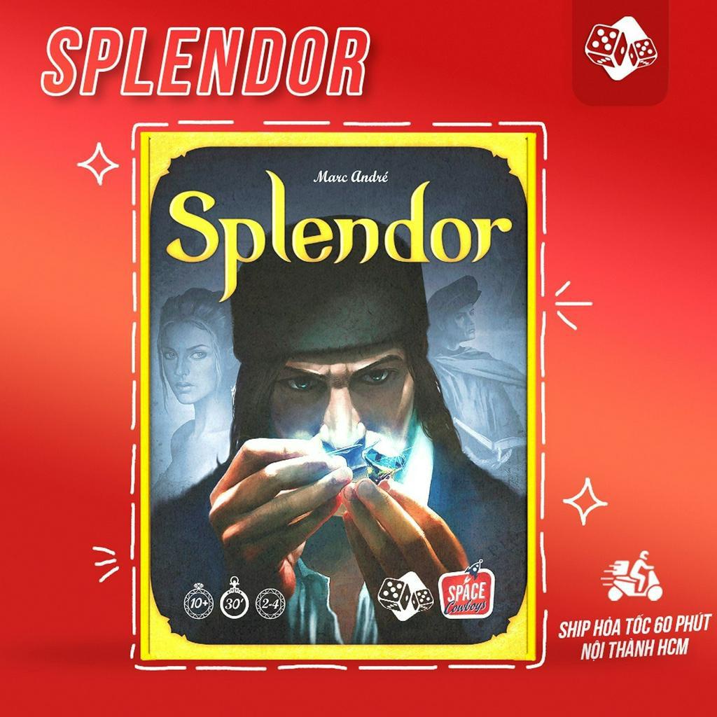 Bài Board Game Splendor Chip giấy Cứng việt hóa 100% Độc Đáo