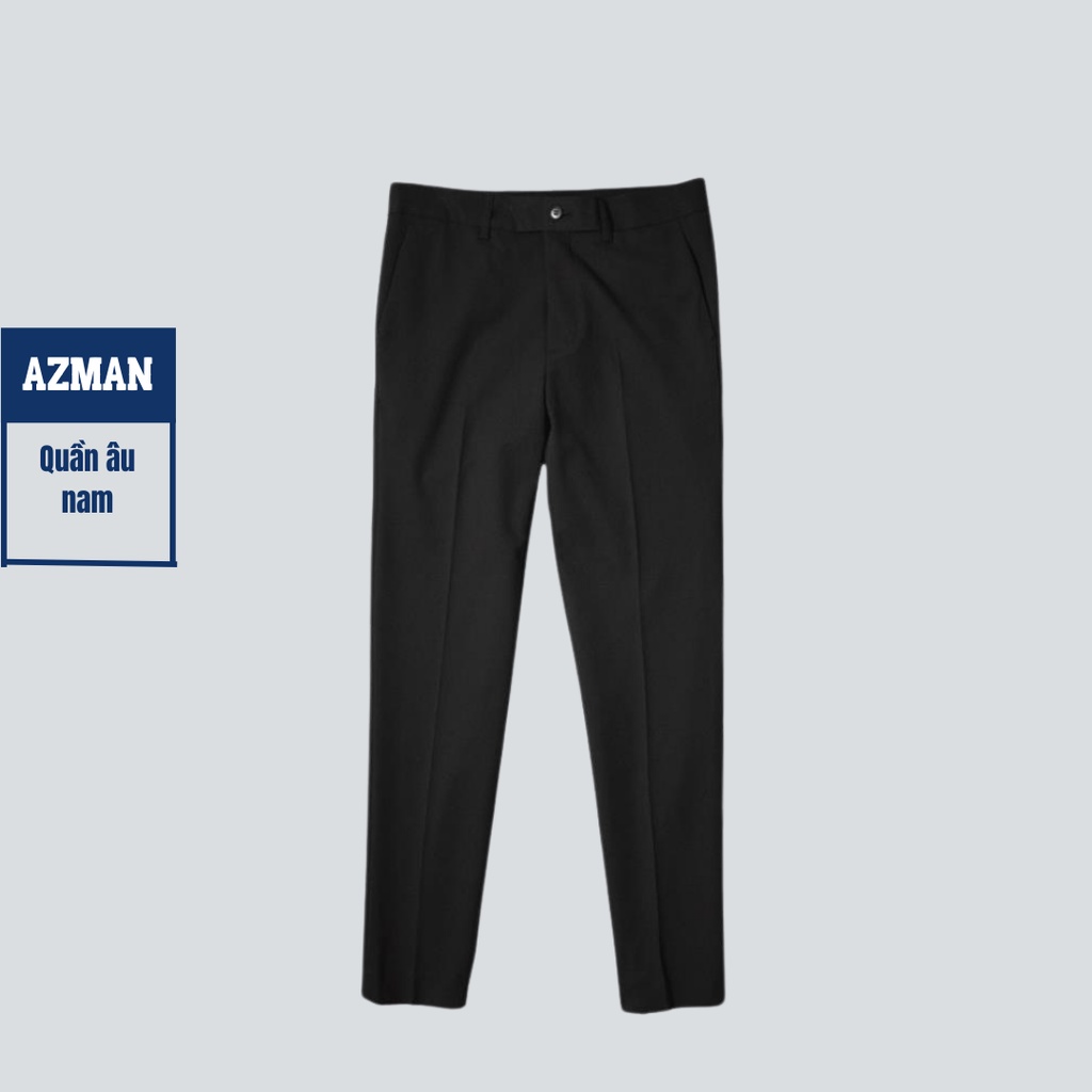 Quần tây nam ống côn đen trắng slimfit độ dài đến mắt cá thương hiệu AZMAN
