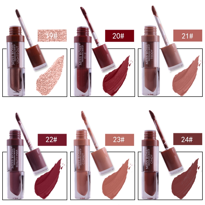 24 Color Liquid Waterproof Long-lasting Matte Lipstick Non-stick Cup Lip Gloss Makeup | BigBuy360 - bigbuy360.vn