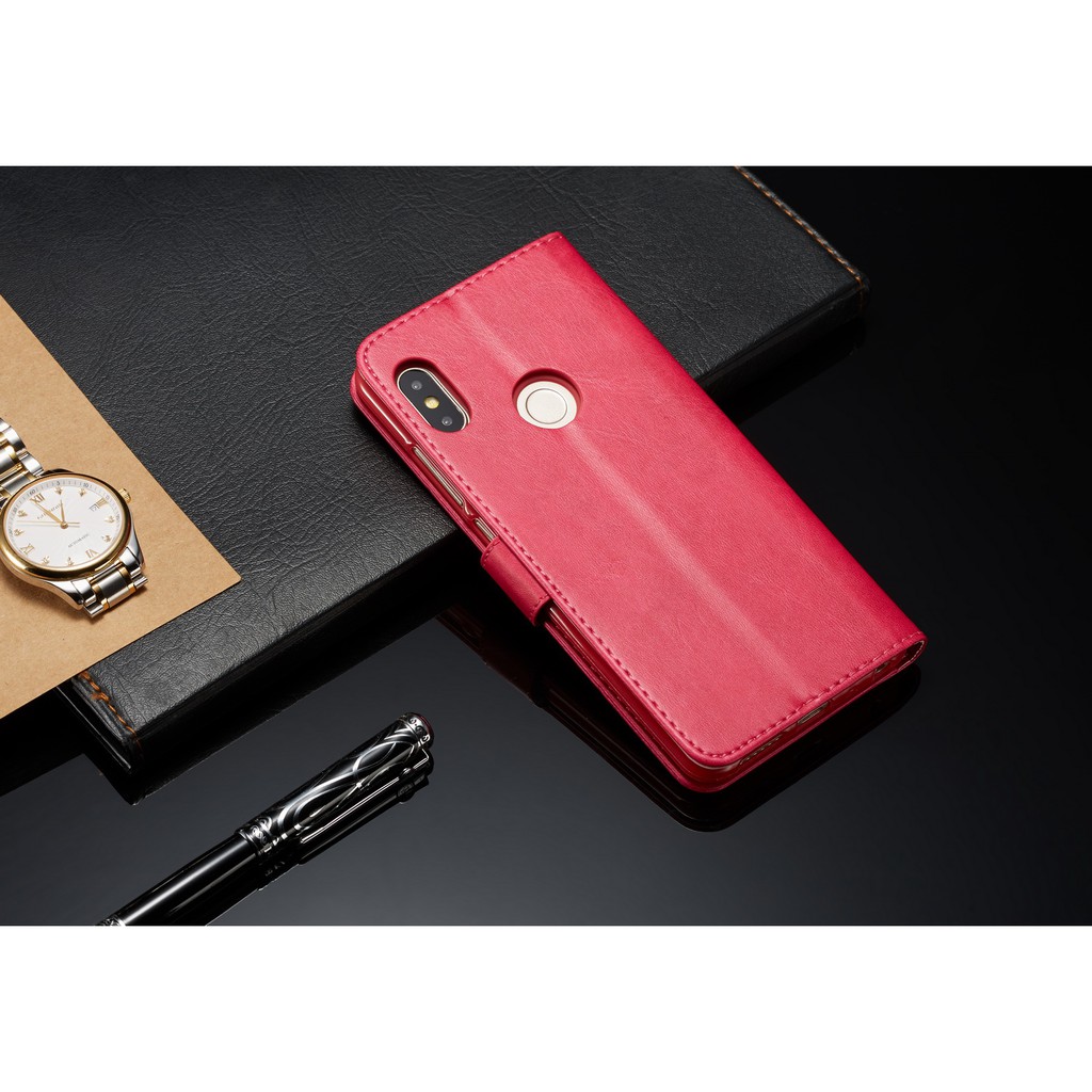 Bao da điện thoại thiết kế sang trọng cho Xiaomi Redmi note 8 7  5 pro