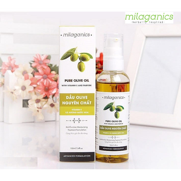 Dầu Olive Milaganics 100ml