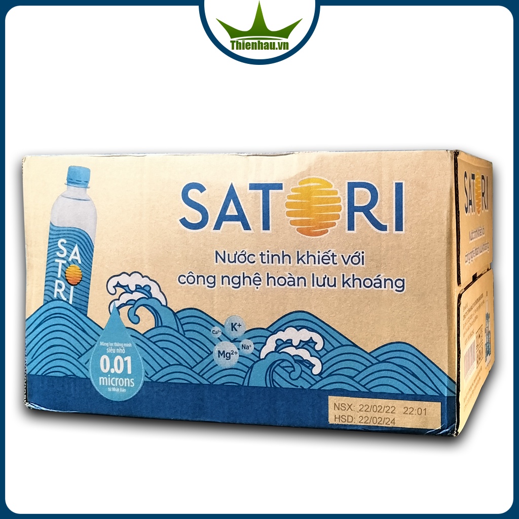 Thùng nước Satori 500ml