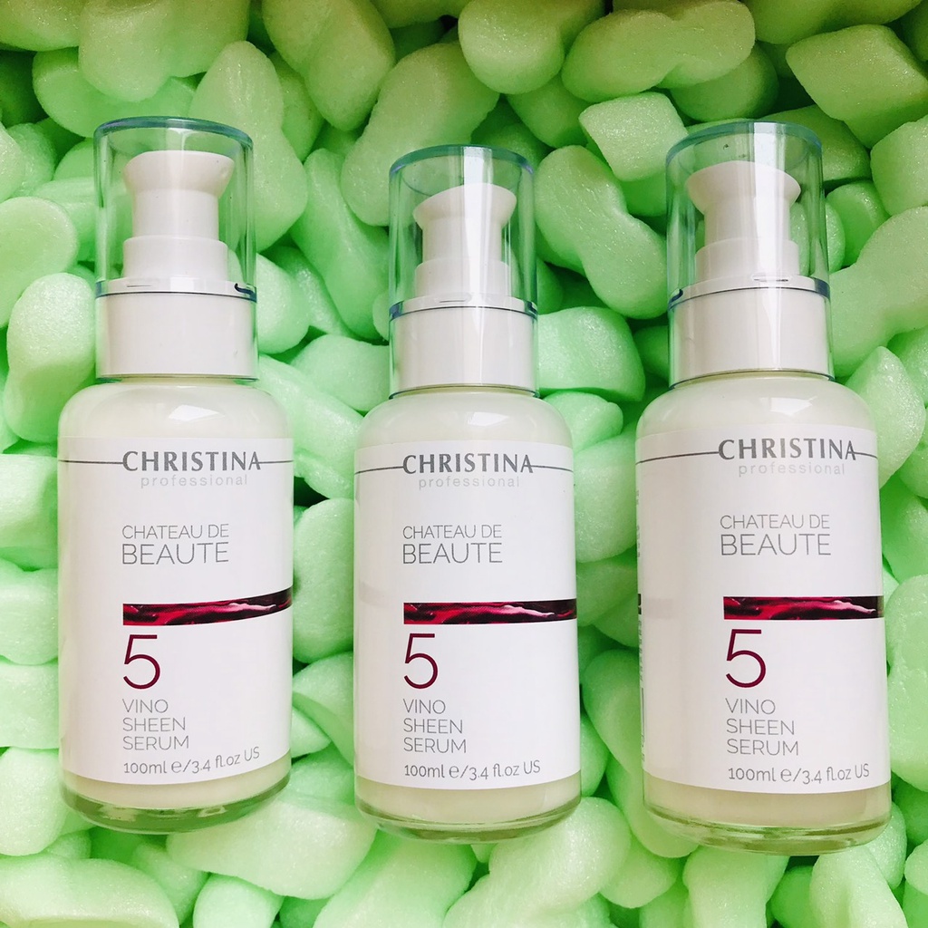 Serum trẻ hóa, căng bóng Chateau De Beaute 5 Vino Sheen - 100ml full chai hãng
