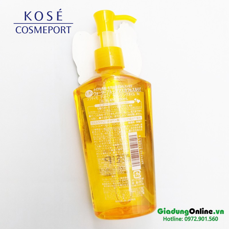 Dầu Tẩy Trang KOSÉ Cleansing Oil 230ml Làm Sạch Sâu Nội Địa Nhật Bản- Larva Store