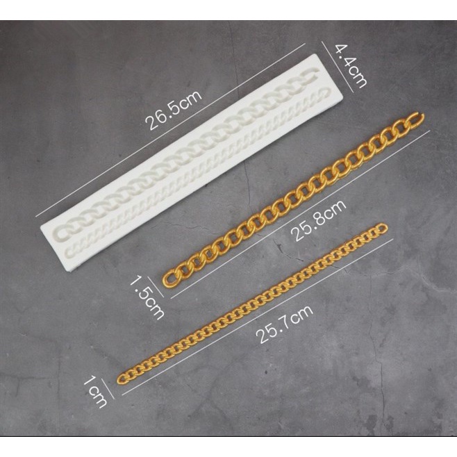 Silicon 2 dây xích khuôn đẹp -133545