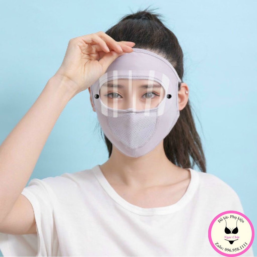 Khẩu trang vải ninja chất cotton cao cấp thông hơi thoáng khí che toàn mặt chống nắng chống bụi KT02