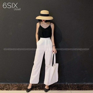 Quần Culottes Đũi Xước Hàn