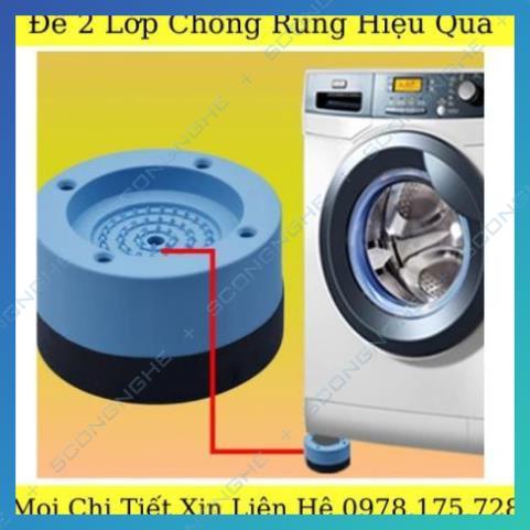 Chân Máy Giặt 4 Miếng Chống Rung, Chống Ồn