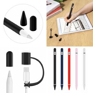 Set 4 phụ kiện cho bút cảm ứng iPhone chất liệu silicone