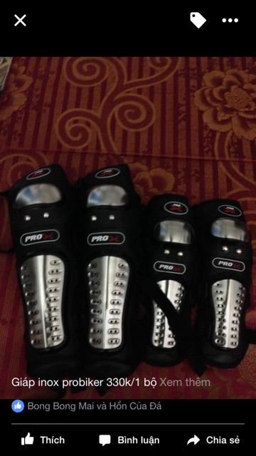 Giáp inox probiker