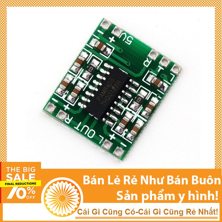 Mạch Khuếch Đại Âm Thanh PAM8403 2x3W HiFi