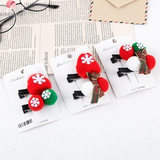 FREESHIP TOÀN QUỐC 50K – Set 2 Kẹp Tóc Mái Noel Dễ Thương Cho Mẹ và Bé Gái – Giao Ngẫu Nhiên