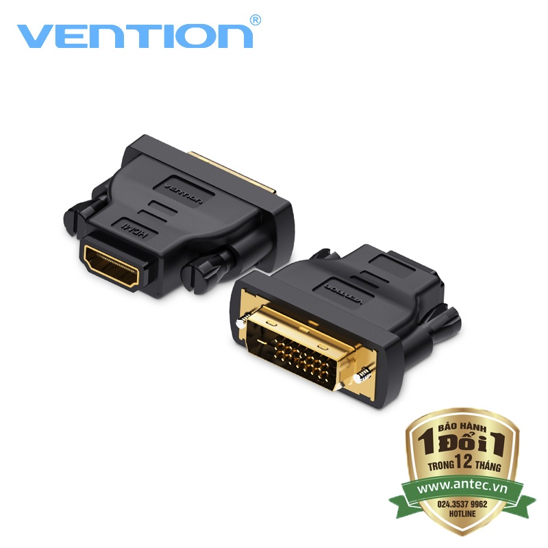 ĐẦU CHUYỂN DVI (24+1 ) TO HDMI ( CHUYỂN ĐỔI 2 CHIỀU ) VENTION ECDB0 chính hãng bh 12 tháng