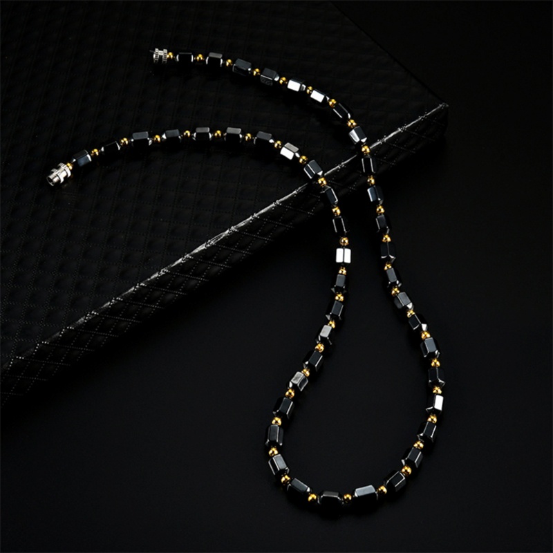 Vòng cổ Đá Hematite Màu Đen Giảm Đau Dành Cho Mẹ