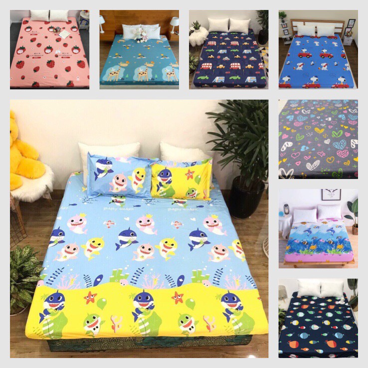 Ga chống thấm COTTON NANO KHÁNG KHUẨN Cao Cấp loại 1 dầy cỡ 1m6×2m và 1m8x2m