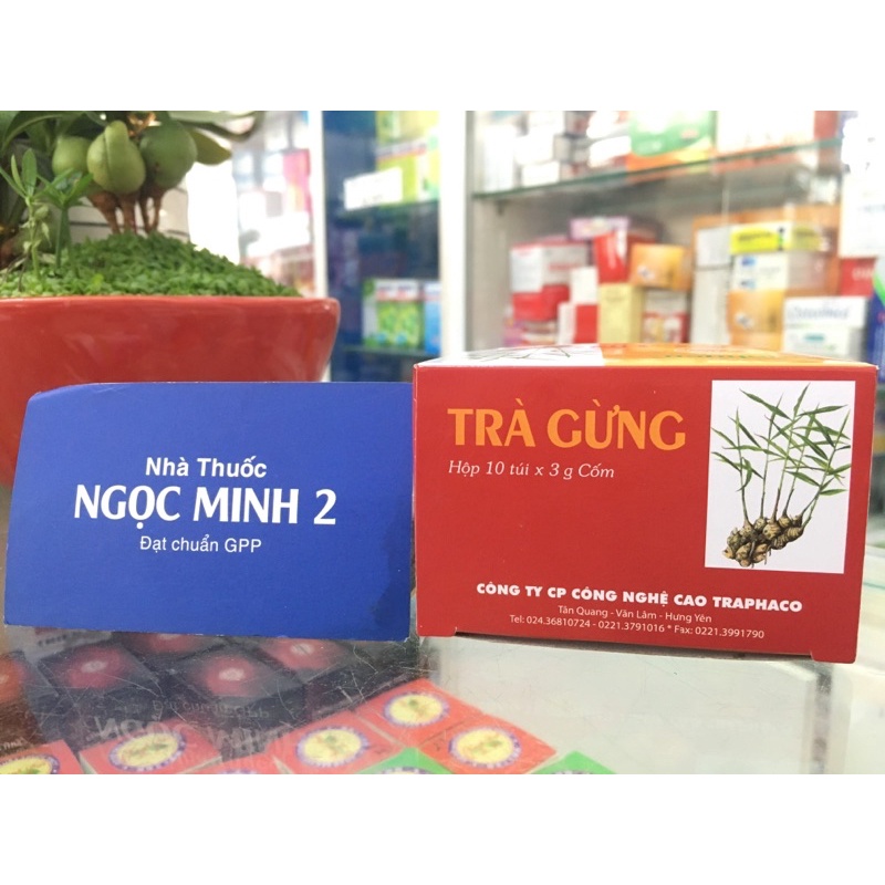 ✅ [Chính Hãng] Trà Gừng Traphaco (Hộp 10 gói)
